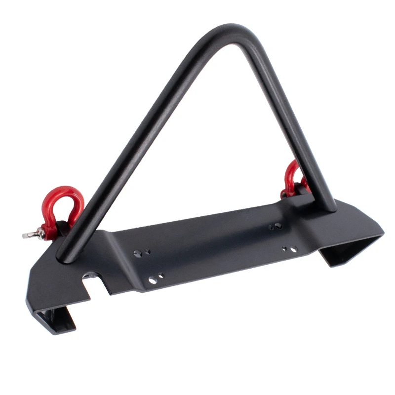 KYX Racing Metal Front Bumper w/ Lights Upgrades Parts Accessories for RC Crawler Car Axial SCX10 II 90046 Traxxas TRX-4 TRX4