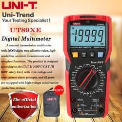 UNI-T UT89XE High-precision manual range True RMS Digital Multimeter/High-resolution electrician universal meter with protection