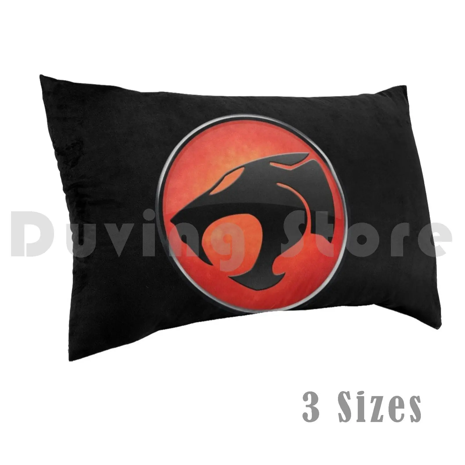 Thundercats Logo Funda de almohada Impreso 35x50 Logo Panthro Pantera Tigre Cheetah Mumm Ra Metal Heavy Metal
