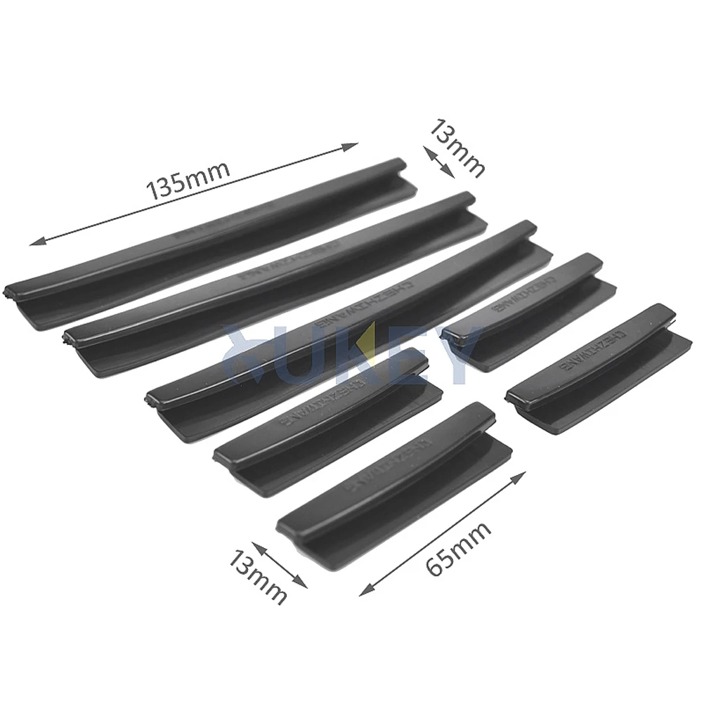 Xukey Car Door Edge Protector Auto Moulding Trim Guards Anti Scratch Collision Bumper Protection Rubber Crash Bar Strip