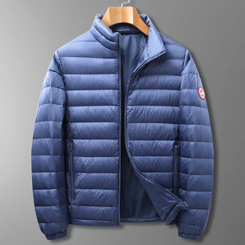 2022 winter neue produkte männer plus größe leichte daunen jacke männer Mode Warme Stehkragen Unten Jacke XL 6XL 7XL