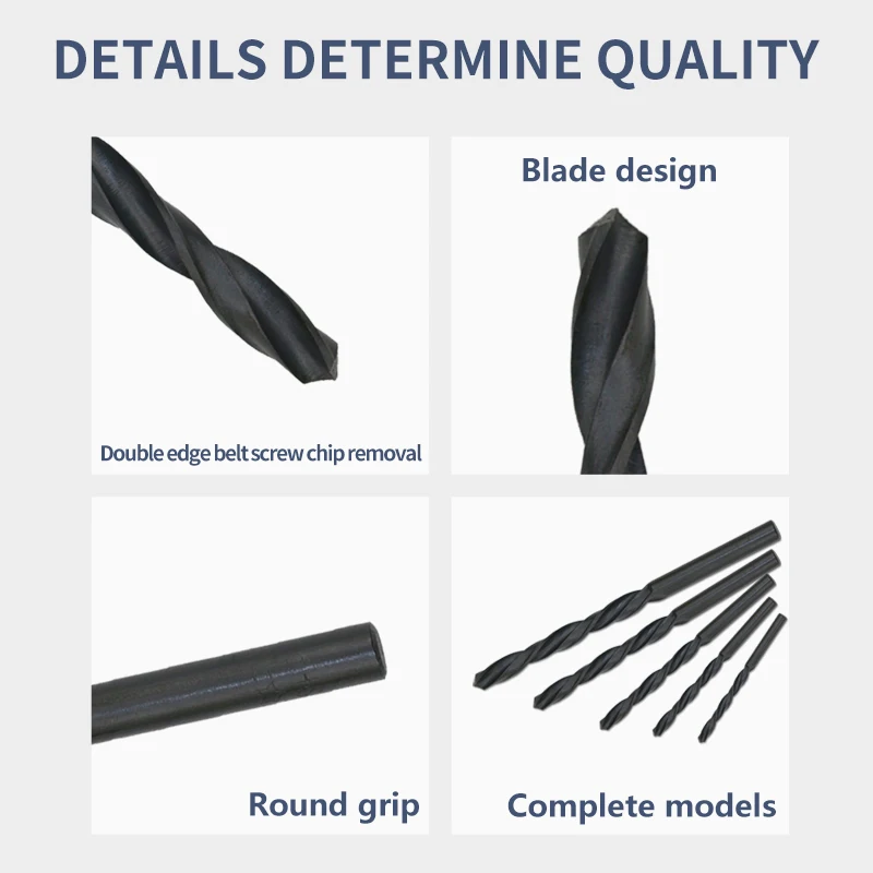 Taladros de metal de 1mm-17,5mm, taladros de giro se pueden usar para procesamiento de metal, taladros manuales con alta dureza, 5 uds./10 Uds.