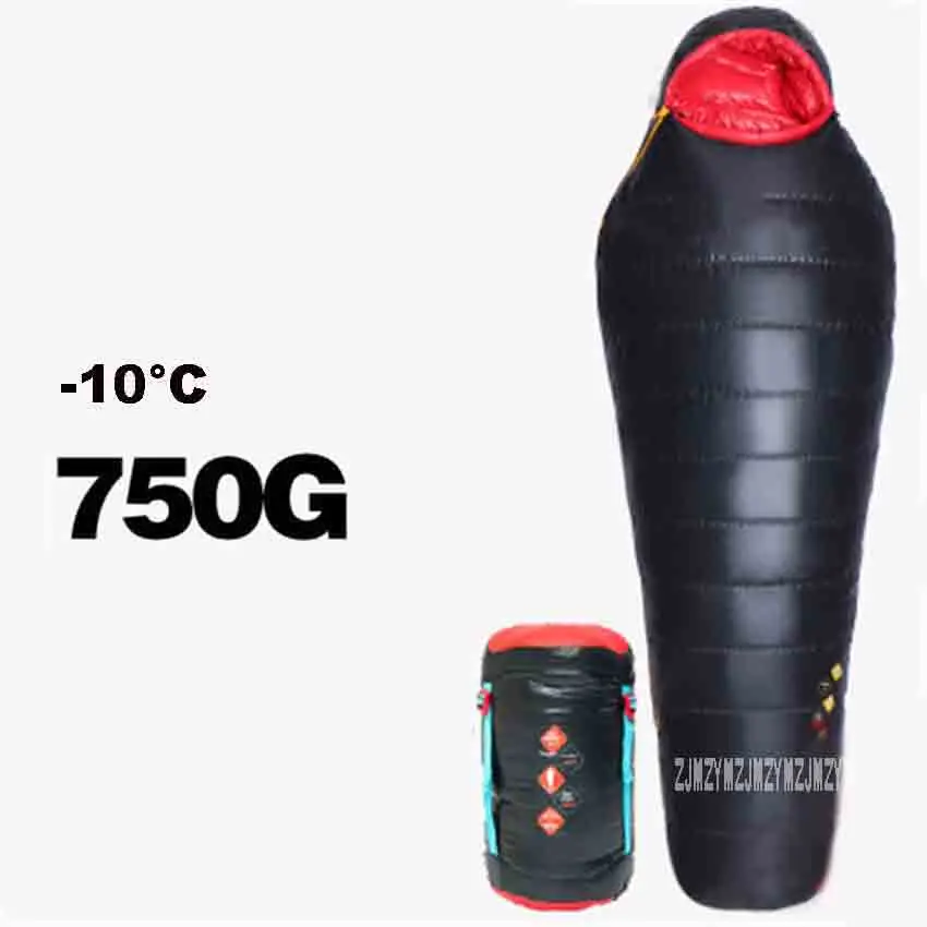 New Arrival Duck Down Sleeping Bag N2320811 Waterproof Splicing Lightweight High Density Down Sleeping Bag With Compression Bag