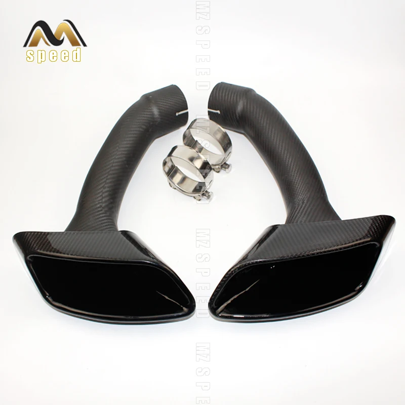 

Car accessories bright black carbon fiber tailpipe tailpipe muffler for BMW X6 tailpipe tailpipe sleeve