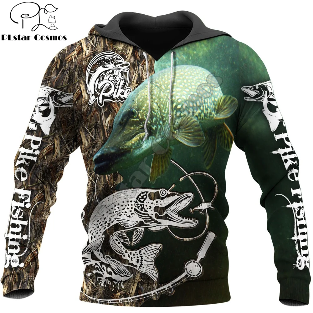 

Animal Pike Fishing 3D All Over Print Hoodie Men/Women Harajuku Fashion Animal hooded Sweatshirt Casual Jacket Pullover DW0324