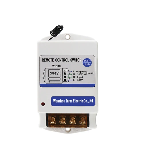 Imagen 2 del producto Bomba de agua de 220V y 380V, interruptor de Control remoto Industrial inalámbrico, interruptores eléctricos inalámbricos inteligentes de alta potencia para el hogar