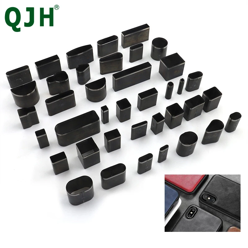 39/52pcs/set Leather Hole Hollow Cutter Punch Sets Metal Hole Cutter Punches Handmade Leather Craft DIY Tool for Phone Holster