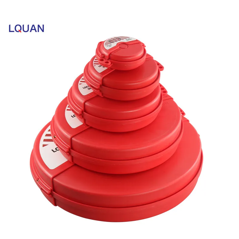 5 Soorten 25-330Mm Valve Lockout, Abs Plastic Gate Valve Lockout, Standaard Gate Valve Lockout