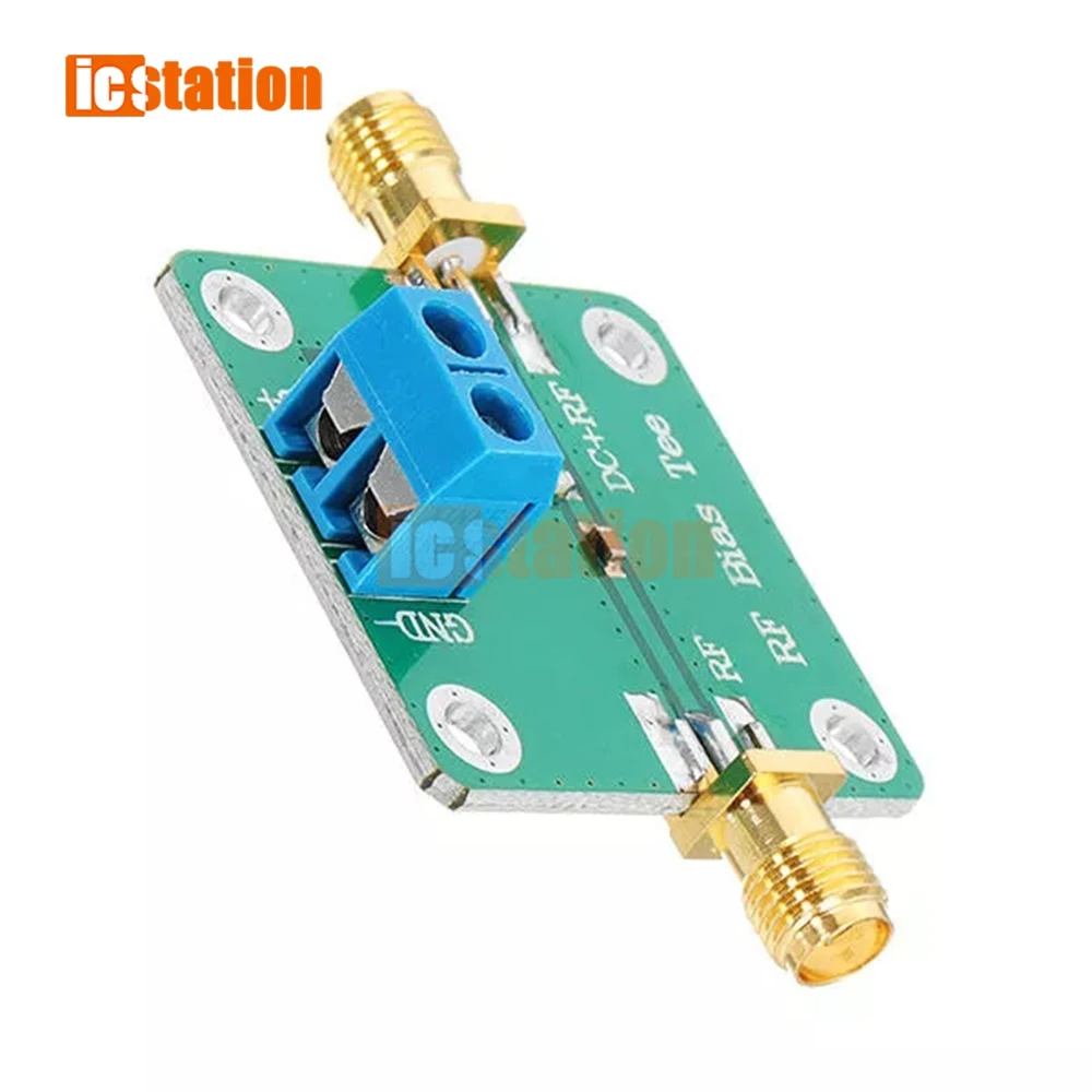 RF Bias Tee Wideband DC Blocker 10-6000MHz 6GHz for HAM Radio RTL SDR LNA Low Noise Amplifier