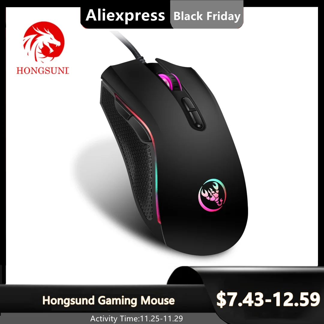 Gaming Mouse RGB 7 Colors Ergonomic