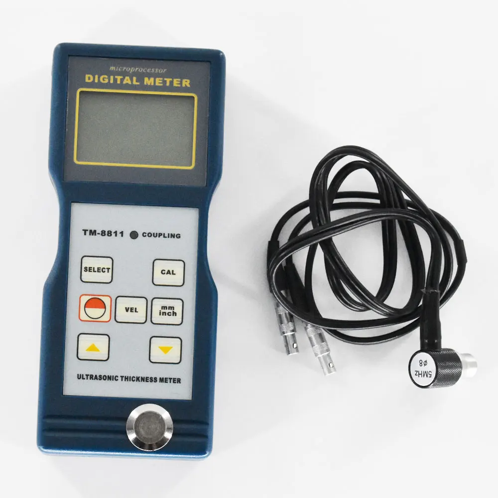 Thickness Meter TM-8811 Ultrasonic Thickness Gauge 1.5~200mm/0.06~8 inch 11 kinds of materials