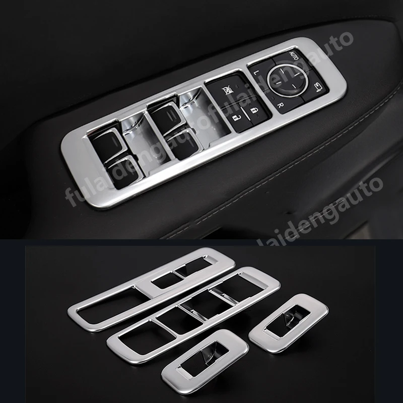 

4PCS ABS Matte Inner Window Switch Panel Cover trim For Lexus RX350 450H 2016-2019 Moulding Car Accessories