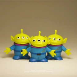 Hasbro Disney 4 Green Aliens 4cm 3pcs/Set Action Figure Anime Decoration Collection Figurine Doll Toy Model for Children Gift