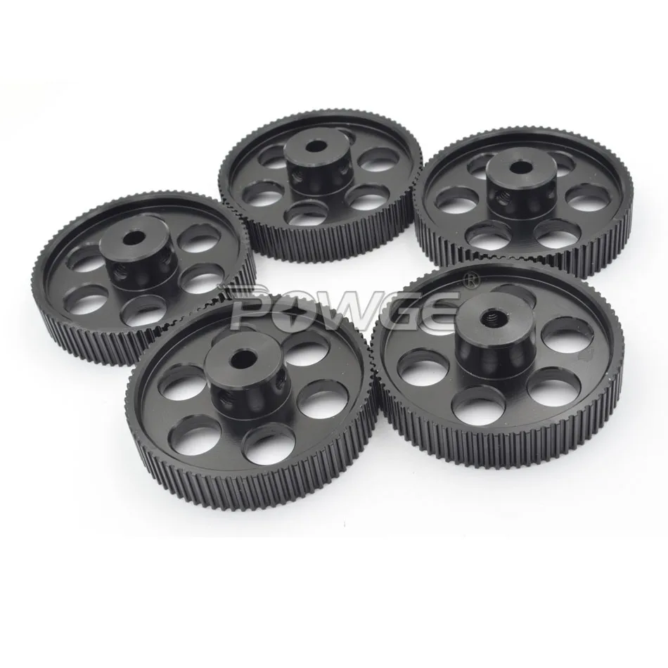 Imagem -05 - Powge Peças 20 Dentes 2gt Cronometrando Polia Furo = 6.35 mm Largura do Ajuste = mm 2gt Peças de Impressora 3d Correia Dentada 20 t 20 Dentes Gt2 Polia