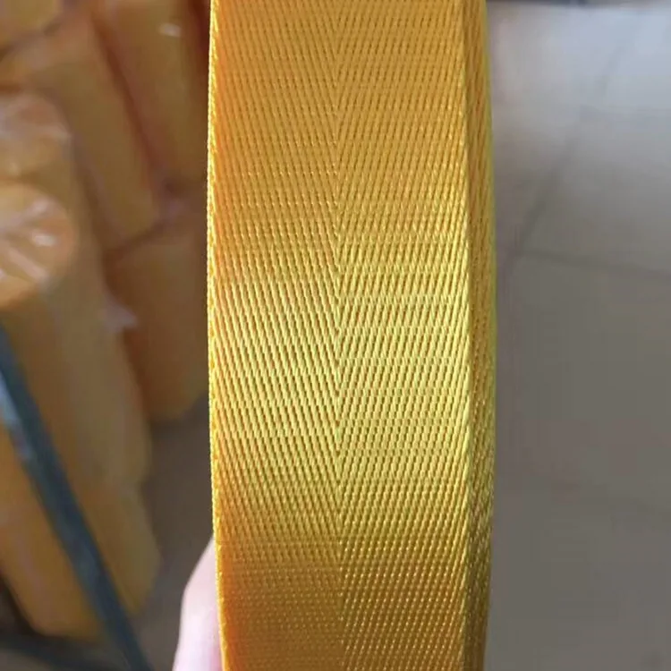 High Quality 25-50mm Gold Yellow Nylon Ribbon Webbing Tape DIY Manual Child Safety Seat Backpack Pet Strap Belt Crafts Material