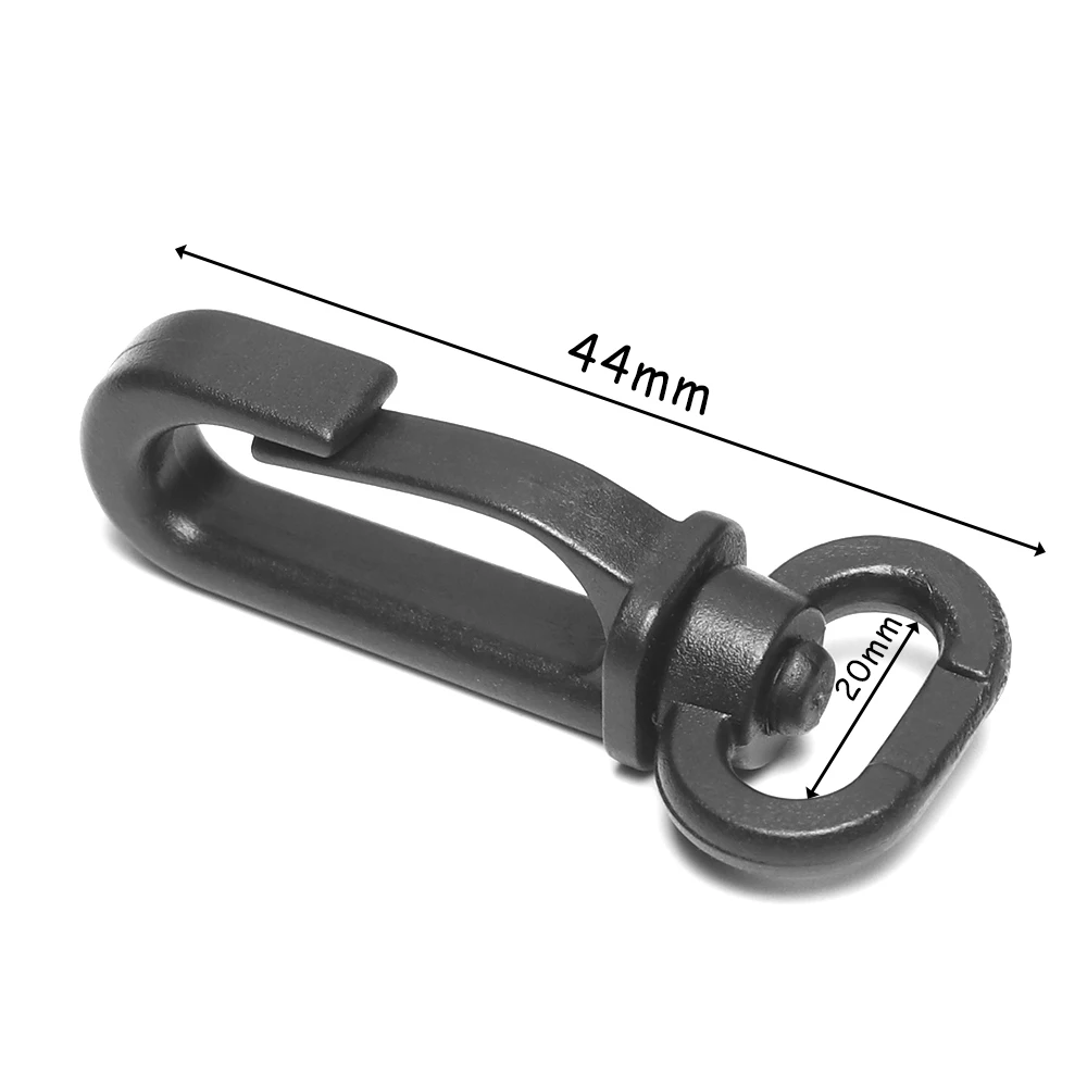 5Pc Mini chiusura a molla a scatto EDC portachiavi Clip moschettoni da arrampicata fibbie in plastica gancio per bottiglia strumento esterno