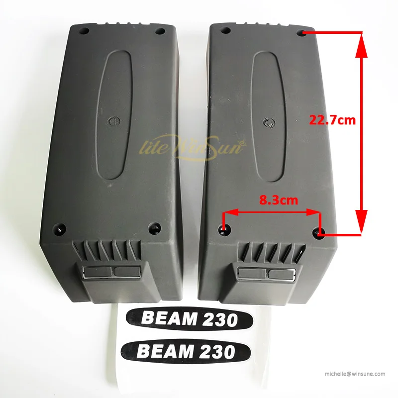 White Cover Remake Beam 7R 230W 5R 200W Beam Moving Head Lighting Cover Case Housing Replace Display Arm Handle Cover