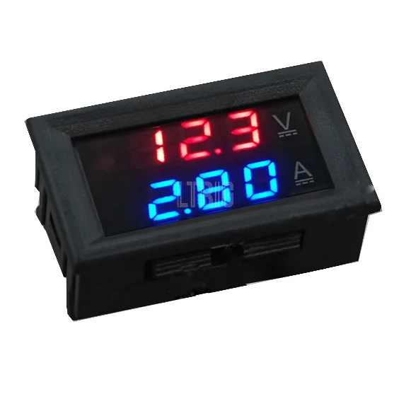 LTRIG Custom 1PC S1A 10A 50A 100A Digital Voltmeter Ammeter Dual Display Voltage Detector Current Meter Panel Amp Volt module