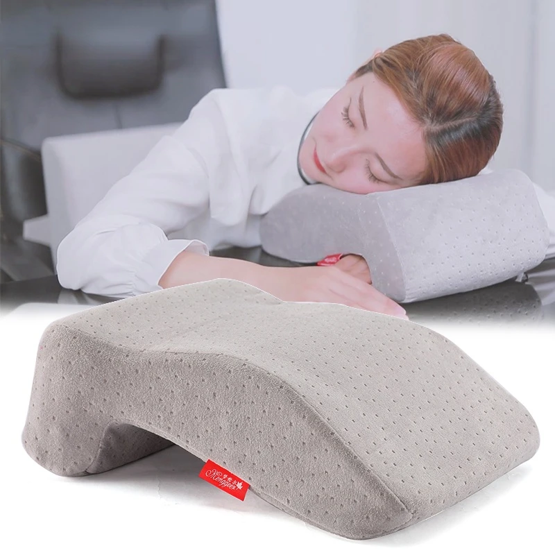 

Office Desk Nap Pillow Neck Support Cushion Memory Foam Backrest Pillow Cushion Headrest Travel Neck Pillow Nap Arm Rest Pillows