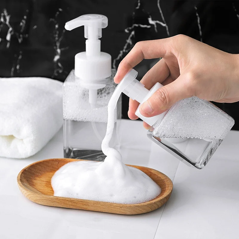 250/450ml Foaming Dispenser Bottle Portable Soap Dispensers Liquid Soap Shampoo Pump Bottles Bathroom Travel Accessories