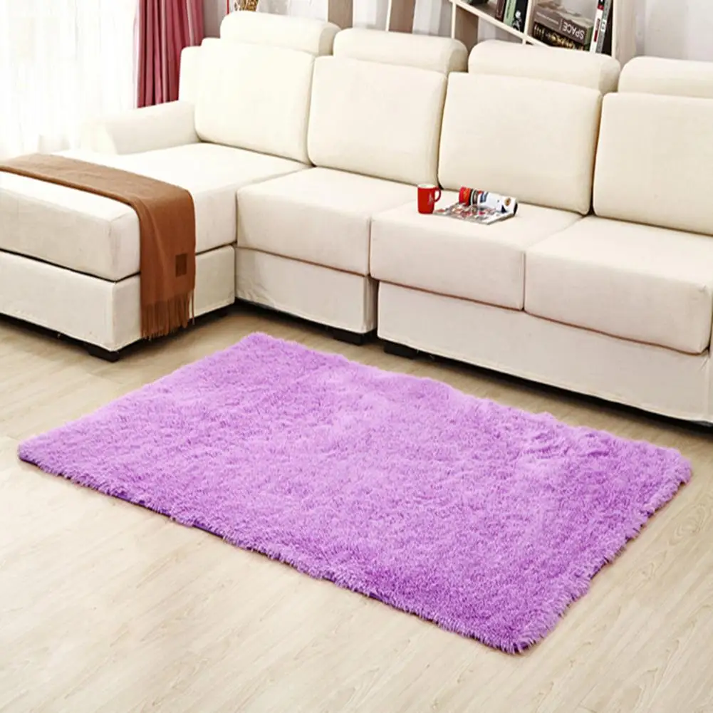Decorazione domestica della moquette della camera da letto del salone del cuscino del sofà della stuoia di colore solido