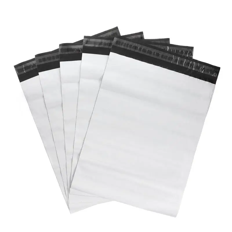 100Pcs/Lot White Poly Mailer Plastic Shipping Bags Waterproof Mailing Envelopes Self Seal Post Bags Thicken Courier Bags