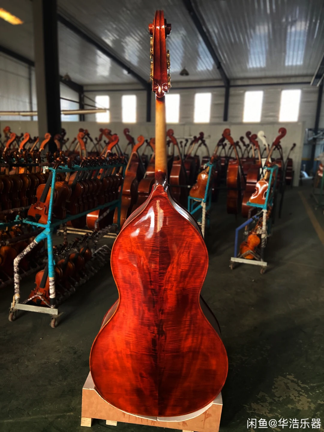 Double Bass Gourd Shape Solid Wood, 100% Handmade, Professional, High Quality, Special Shape, All Accessories, All Accessories