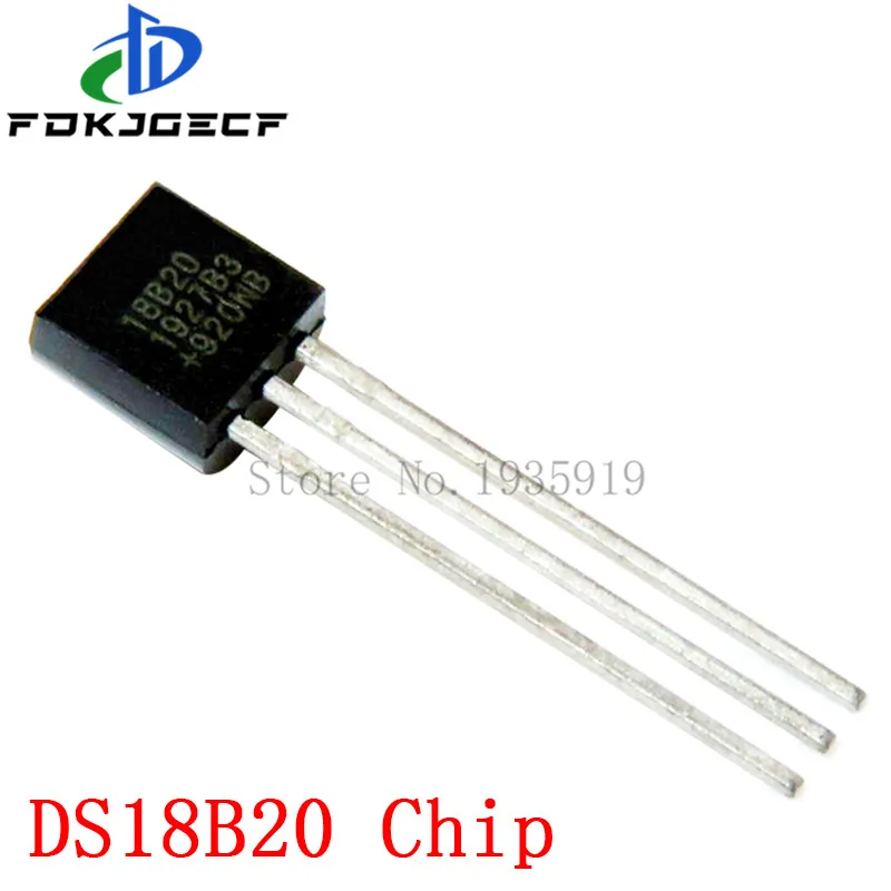 DS1820 Stainless steel package Waterproof 1 Meter DS18b20 temperature probe temperature sensor 18B20 TO-92