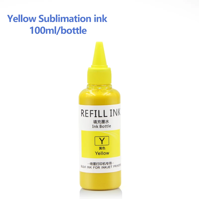 4*100ML Sublimation Heat Transfer Ink For Epson C88 C88+ WF-7710 WF-7720 WF-3620 WF-2750 ET-2720 ET-2760 ET-2750 ET-4700 Printer