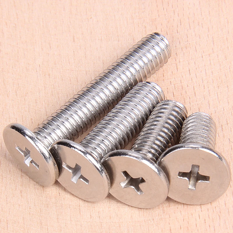 100Pcs Laptop 304 Rvs Schroef Computer Cover Case Shell Schroeven Platte Kop Schroef Diameter 2.5Mm