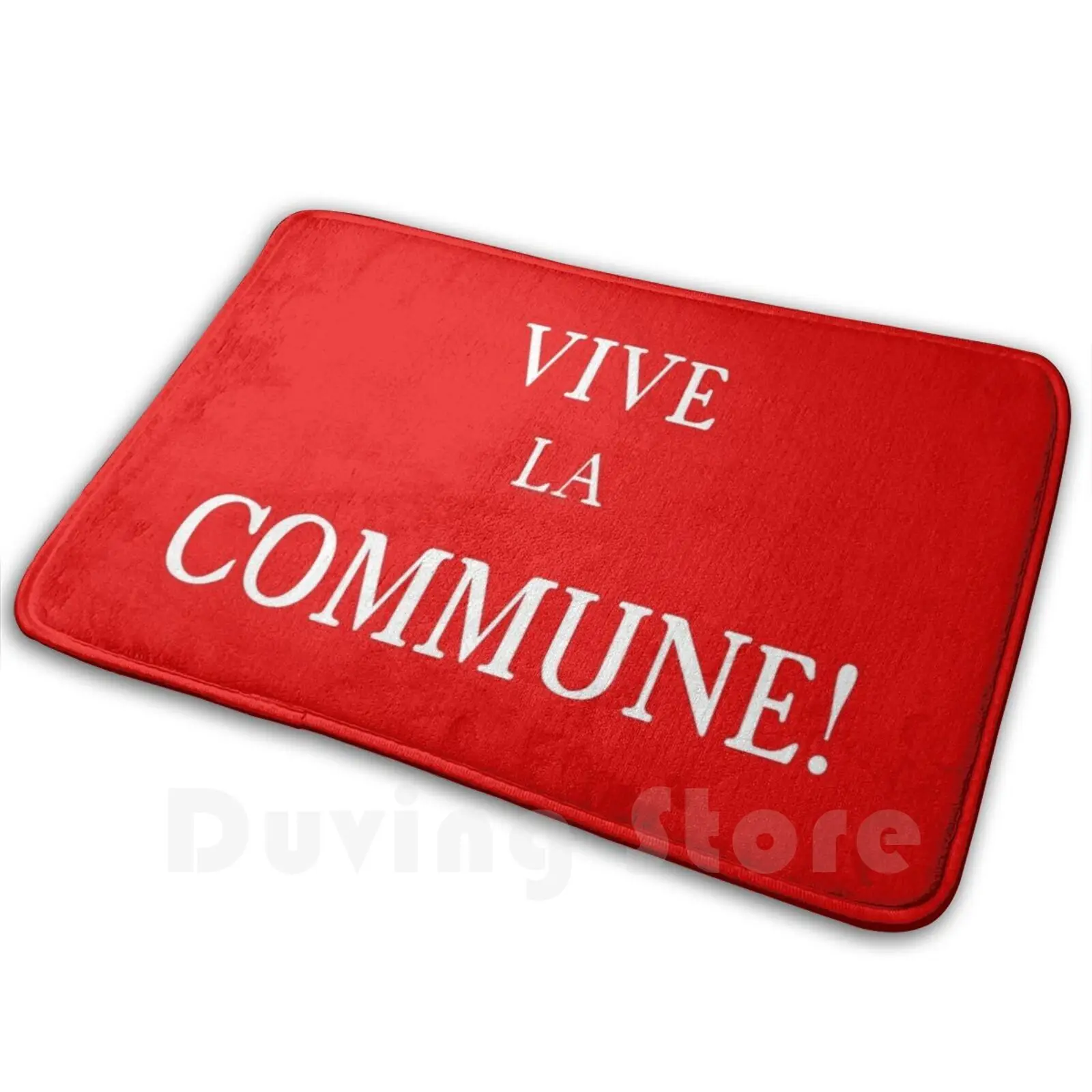 Flag Of The Paris Commune Mat Rug Carpet Anti-Slip Floor Mats Bedroom Socialism Paris 1871 Proudhon Anarchist Marxism