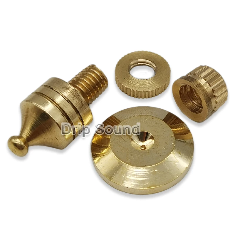 4 قطعة مكبر الصوت النحاسي سبايك مكبر للصوت عزل حامل قدم مخروط قاعدة منصات M8x30