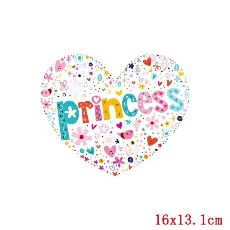 Princess Stripes Diy Thermal Stickers On Clothing Applying a Heat-Sensitive Iron Patch On Transfers For Clothing Appliques