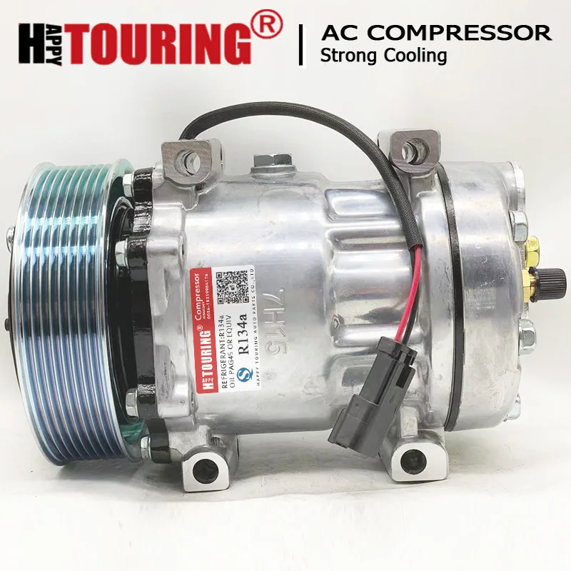 SD7H15 AC Compressor for Caterpillar GK SANDEN 338-9098 3389098 4284 4284U 4284U1 509-5812 5095812 574635D1 8GR 135MM