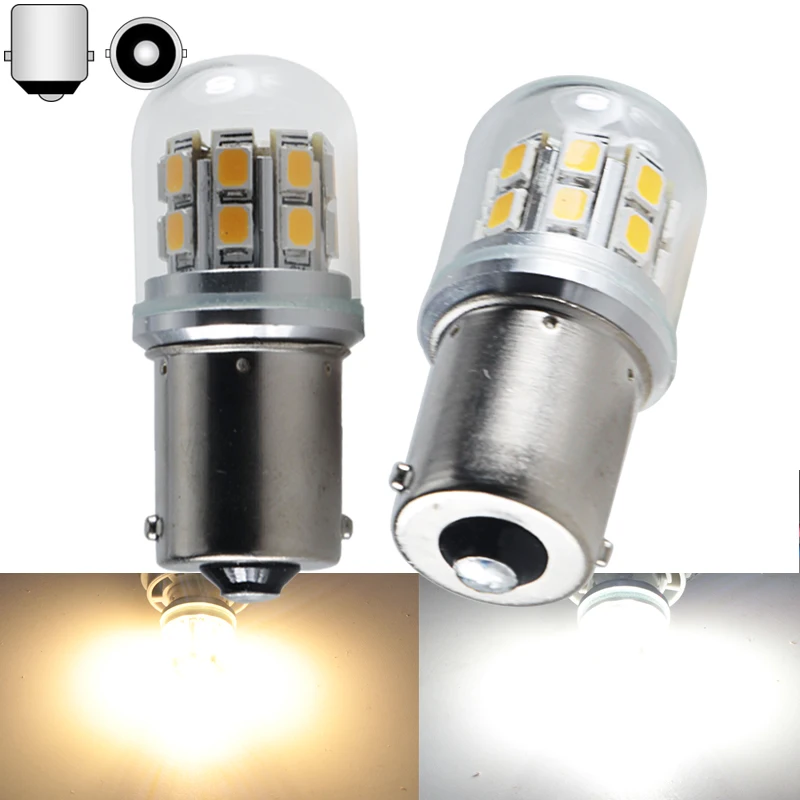 

Super 3W 1156 BA15S P21W 12V 24v Car Turn Signal Light 6v Led Bulbs For Motorcycle Auto Truck Reverse Parking Lamp Glass Shell