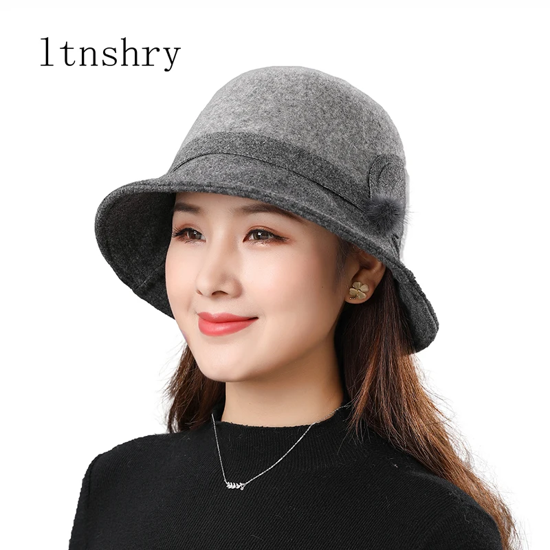 

2021 New Women Fashion Beret French Style Painter Hat Cap Vintage Warm Party Top Hat bucket hats Casual Caps Female