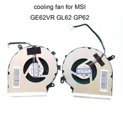 PAAD06015SL N402 N403 Компьютерные вентиляторы для MSI GE62VR GP62MVR GL62VR GP62VR GL62M Охлаждающий вентилятор процессора и графического процессора N366 N371 DC5V 0.55A 4pin Новый