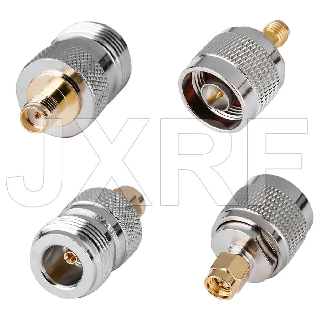 The factory sales 4pcs/set N to SMA adapter N male to SMA male Plug female Jack RF connector 4 type Test converter fast ship