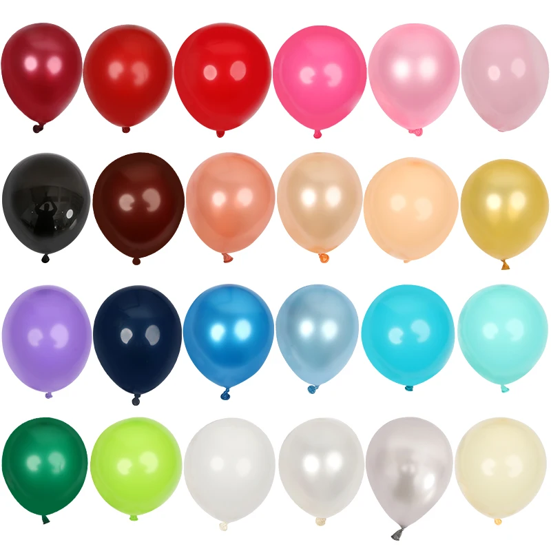 20/50/100pcs 5inch Gray Gold Latex Balloons Mini Dark Blue Party Globos Baby Shower Wedding Birthday Decorations Kids Supply