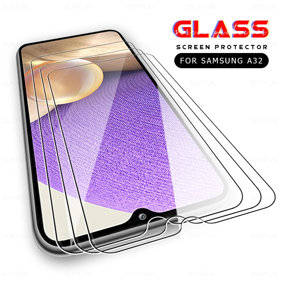 3pcs tempered glass for samsung galaxy a32 5g 4g a12 a02s a53 a52 a22 a23 a13 screen protector samsun a 12 53 32 52 protect film