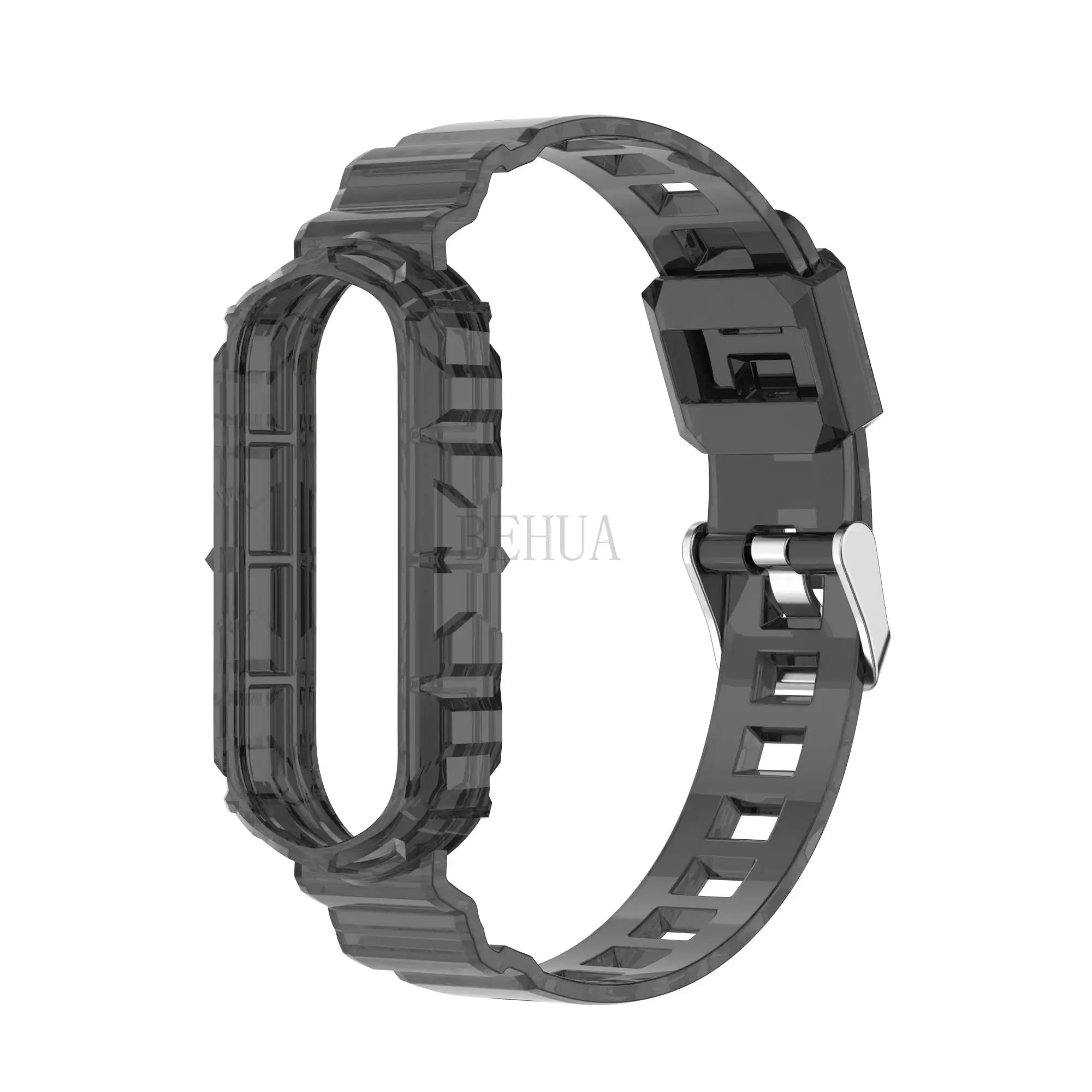 Strap For Miband 7 6 5 4 3 Watchband Bracelet For Xiaomi Mi Band 8 7 6 5 Smart Replacement Sport Soft Silicone Fashion Wristband