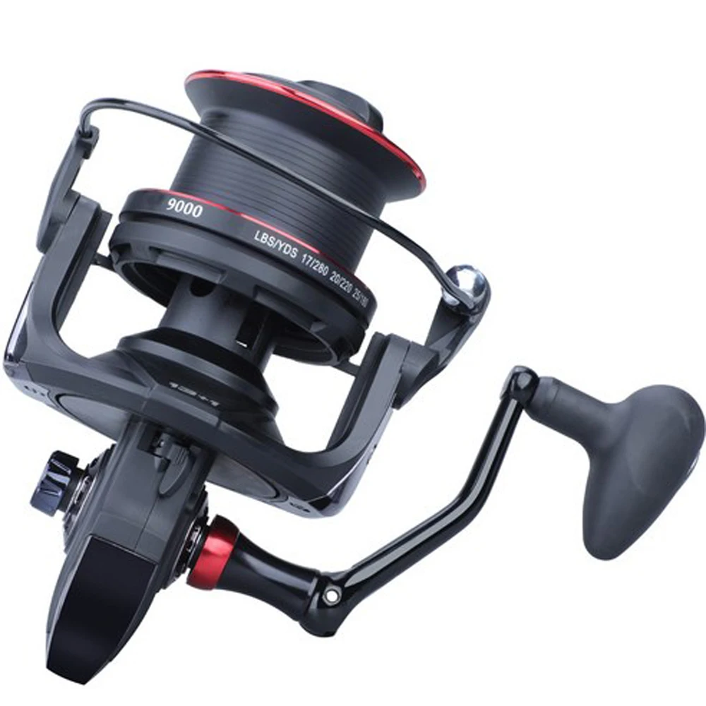 Spinning Fishing Reel 13+1BB 8000-10000 Metal Coil Boat Rock Saltwater Fishing Wheel Super Strong Carp Fishing Reels Accessories