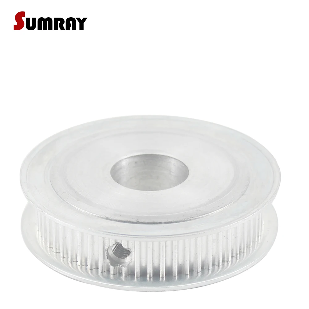 3M 60T Transmission Pulley 8/10/12/14/17/19/20mm Inner Bore 11mm Width Toothed Pulley Wheel for Laser Machine