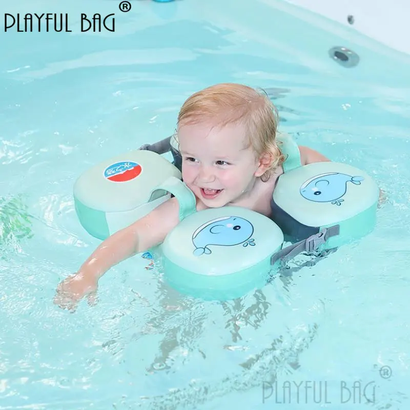 Playful bag New baby swimming ring No-need-inflate 3 month-3 years old children safety swimming ring Anti rollover E94