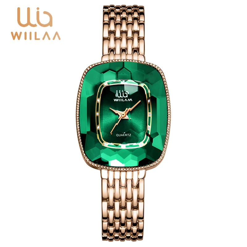 นาฬิกาควอทซ์ผู้หญิงมีแบรนด์สุดหรู Wiilaa นาฬิกาข้อมือสตรีสำหรับ montre Femme 2023นาฬิกาผู้หญิง relogio feminino
