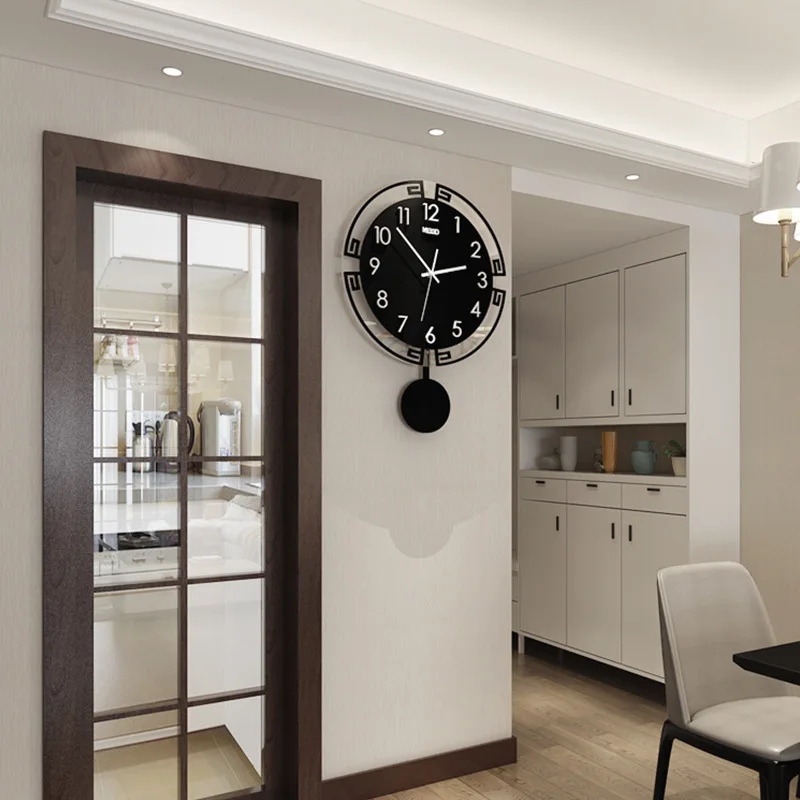 

Clocks wall clocks living room modern minimalist clock decoration wall watch mute quartz clock