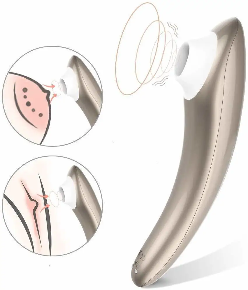 Estimulador de clítoris con 10 modos de succión, tecnología de onda de presión de pulso de aire, Juguetes sexuales recargables impermeables para