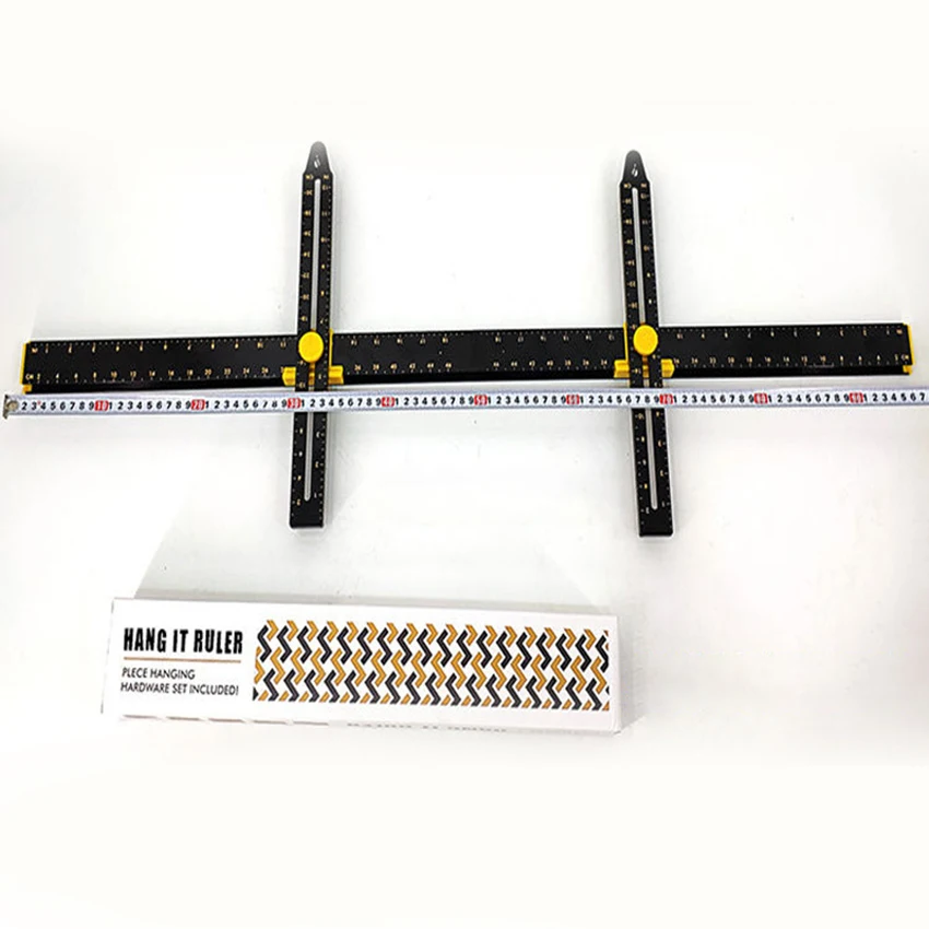 Picture Hanging Tool, Hang It Perfect Makes Frame Hanging Simple & Fast, Frame Picture Hanger, Folding, Aluminum Alloy