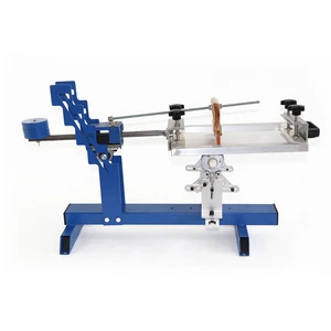 Manueller Drucker mit rundem Bildschirm, gekrümmte Druckmaschine in Milch und Teebildschirm 6 Hauptverkaufsmaschine für den Siebdruck - №5