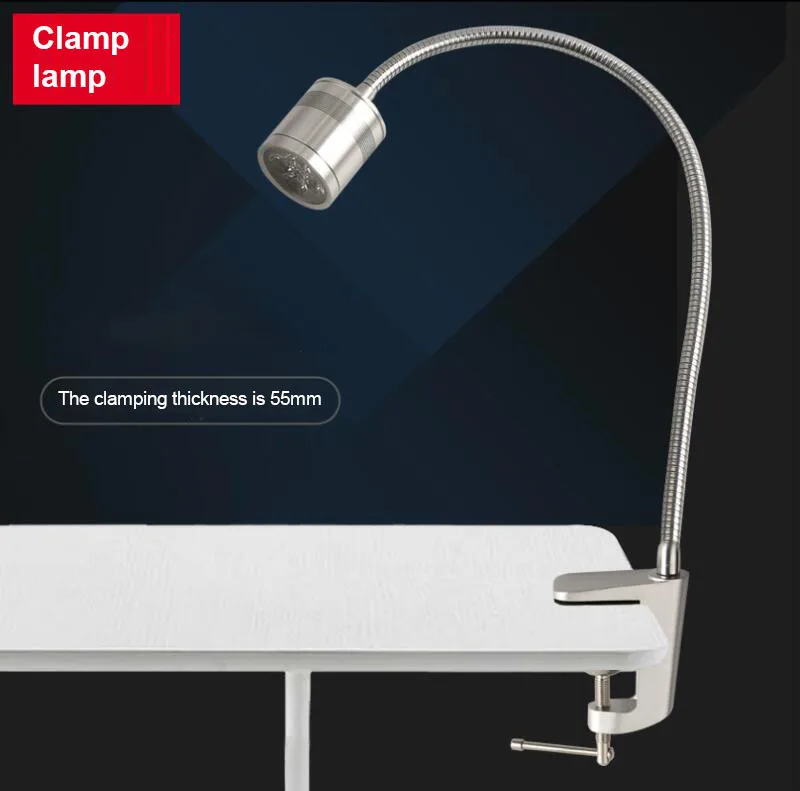 

Industrial lamp,led work light Clamp lamp Machine tool lamp table light, Jade carving lamp, freeshipping